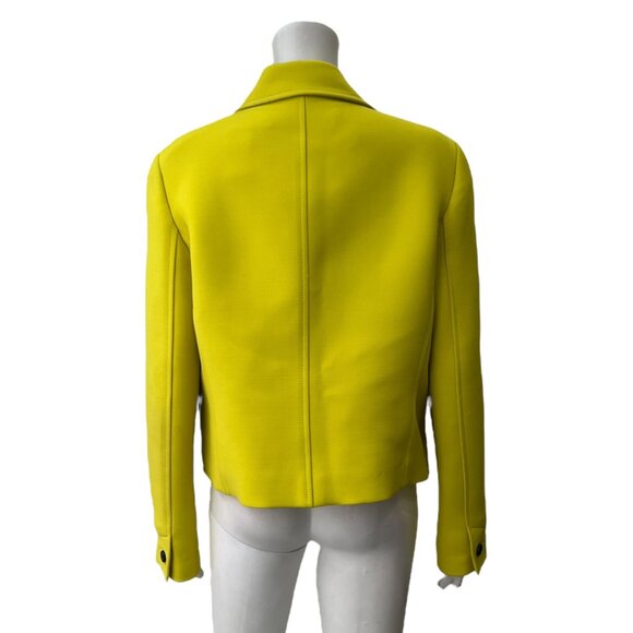 Christian Dior 2022 Spring Yellow Single Breasted Wool Jacket size FR 42/10 - Picture 9 of 13